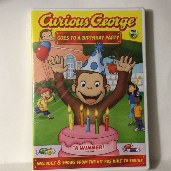 3 Curious George DVDs Holiday 2 pk, Zoo, Birthdays - Picture 7 of 8